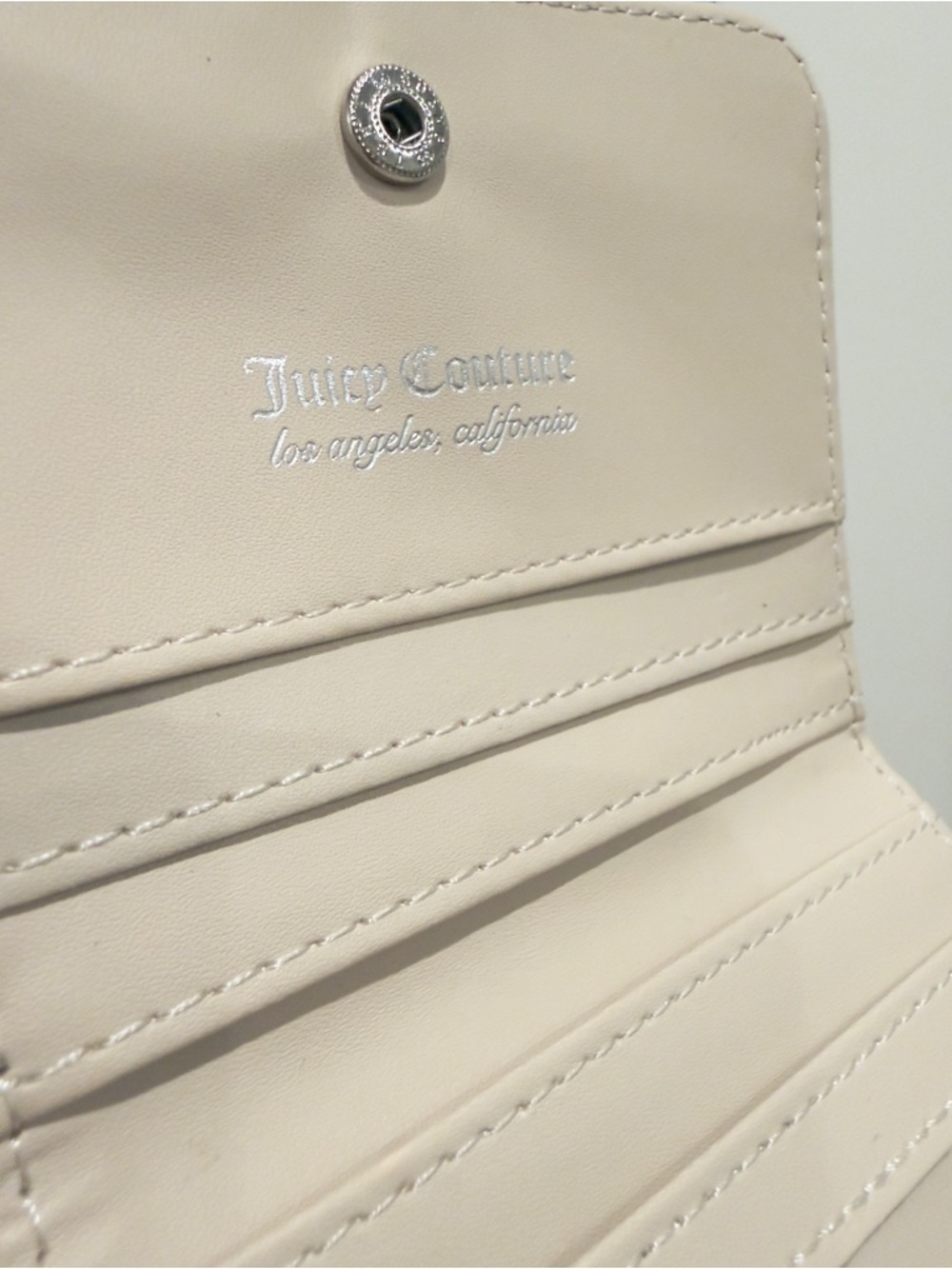 ✨🩵 Juicy Couture That Bling Blue Heritage Embossed Small Wristlet Wallet - Picture 11 of 15